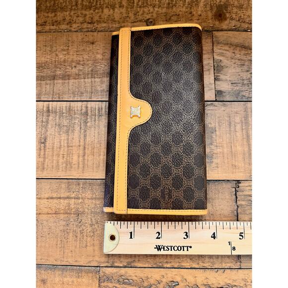 Céline Macadam Long wallet Classic Brown w/Tan leather trim - Picture 13 of 13